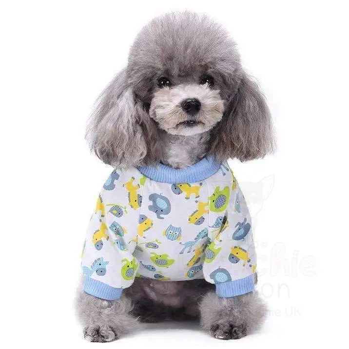 Blue Elephant Onesie Dog Pyjamas - Sale - 3