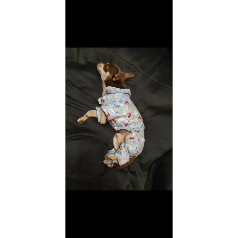 Blue Ocean Bedtime Dog Pyjamas - Urban Pup 2