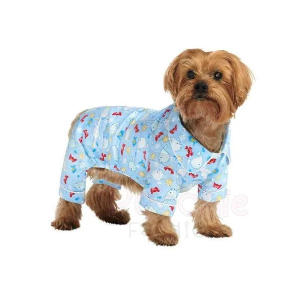 Blue Ocean Bedtime Dog Pyjamas - Urban Pup - 4