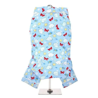 Blue Ocean Bedtime Dog Pyjamas - Urban Pup - 1