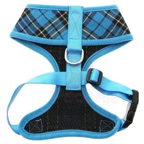 Blue Tartan Dog Harness - Urban Pup - 4