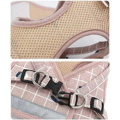 Blush Pink no Pull Vest Dog Harness and Lead Set - Posh Pawz - 4