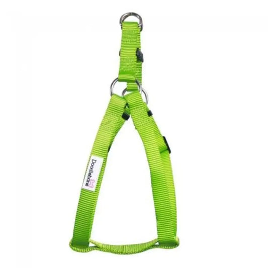 Bold Adjustable Step In Dog Harness In Lime Green - Sale - 1