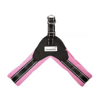 Boomerang Padded Dog Harness Blush Pink - Doodle 2