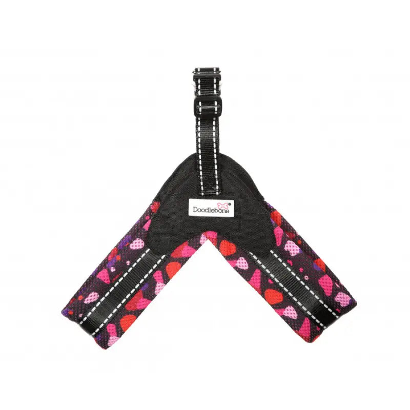 Boomerang Padded Dog Harness Bubblegum Party - Doodle 2