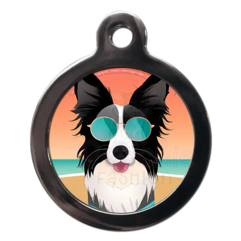 Border Collie Summertime Dog Id Tag - Ps Pet Tags - 1