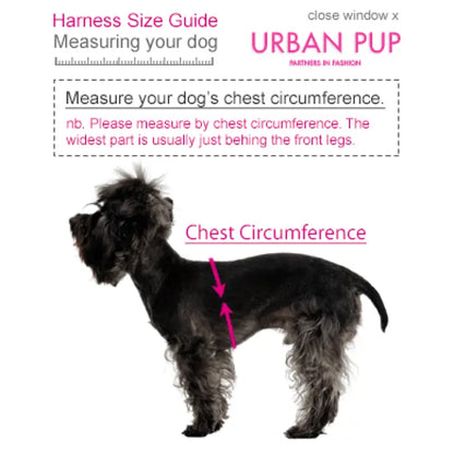 Brown Tartan Designer Dog Harness - Urban Pup - 4