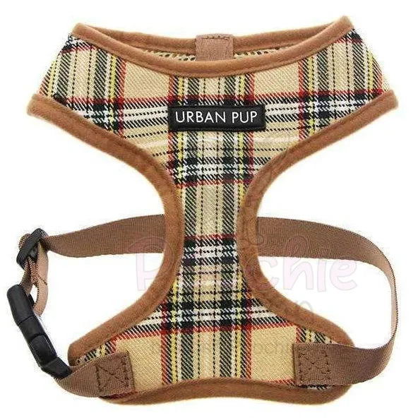 Brown Tartan Dog Harness - Sale - 3