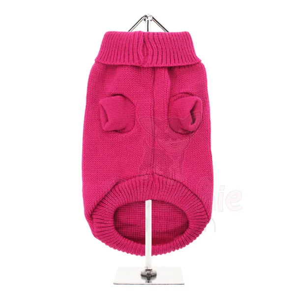 Bruiser’s Hot Pink Knitted Dog Jumper - Urban Pup - 4