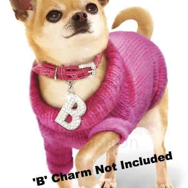 Bruiser’s Hot Pink Knitted Dog Jumper - Urban Pup - 2
