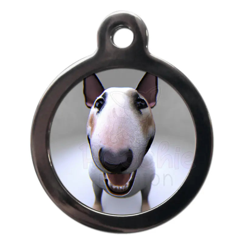 Bull Terrier Fish Eye Dog Id Tag - Ps Pet Tags - 1