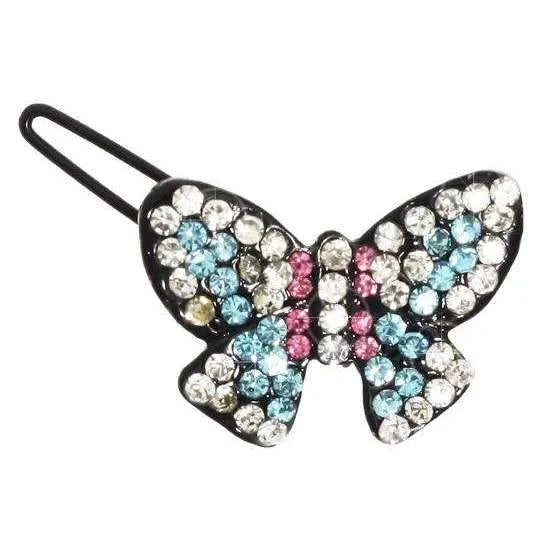 Butterfly Luxury Crystal Dog Hair Clip - Posh Pawz - 1