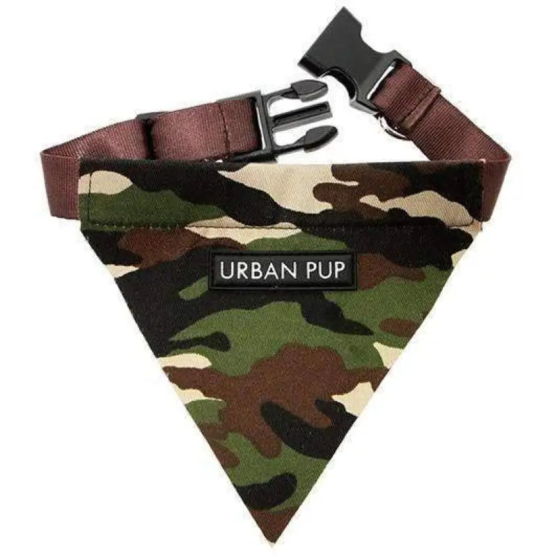 Camouflage Dog Bandana Collar - Urban Pup - 1