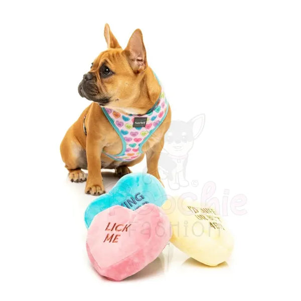 Candy Hearts 3 Pack Dog Toy by Fuzzyard - Fuzzyard - 5