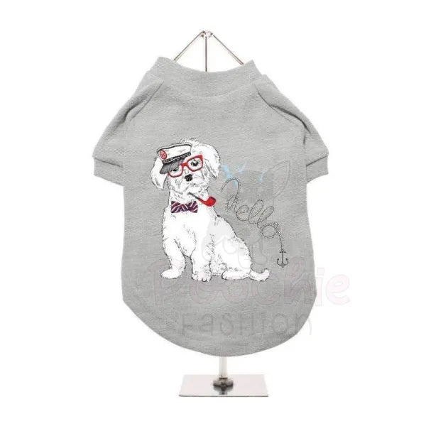 Captain Westie Dog T-shirt - Urban - 3