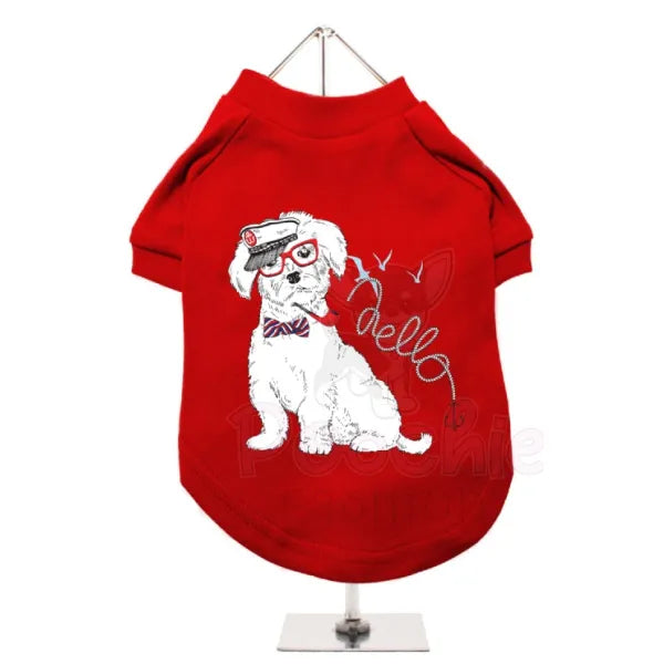 Captain Westie Dog T-shirt - Urban - 4