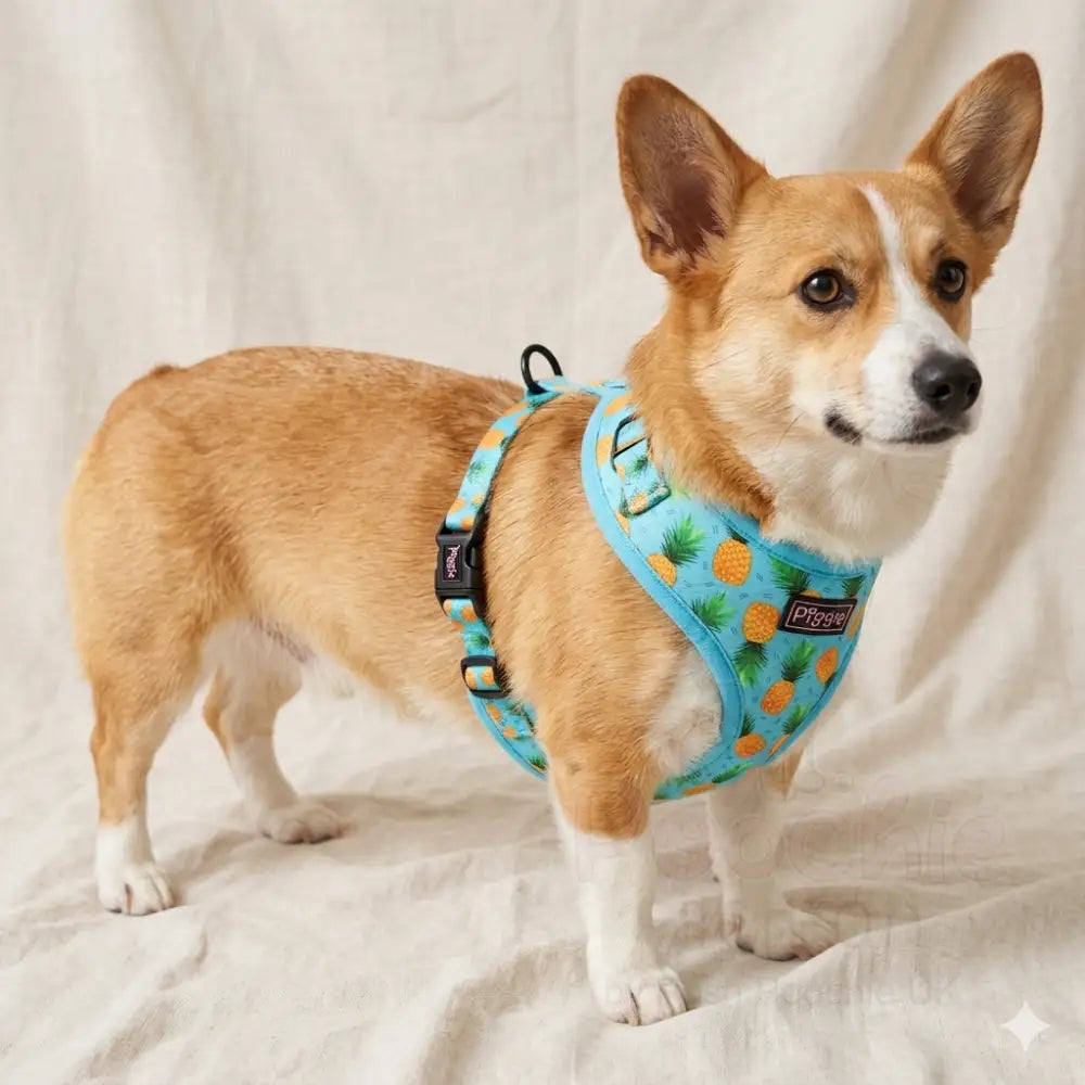 Caribbean Adjustable Neck Dog Harness - Piggie - 3