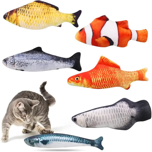 Catnip Fish Cat Toys 3 Pack - Posh Catz - 2