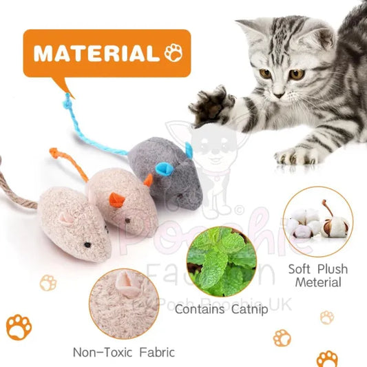 Catnip Mice 3 Pack - Posh Catz - 2