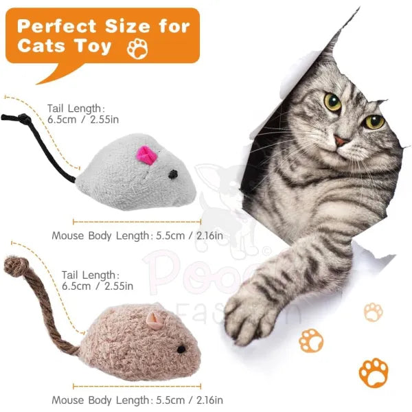 Catnip Mice 3 Pack - Posh Catz - 3
