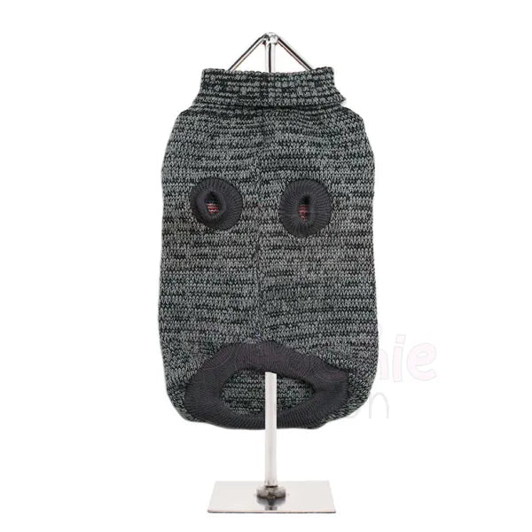 Charcoal Grey Argyle Dog Jumper - Urban Pup - 3