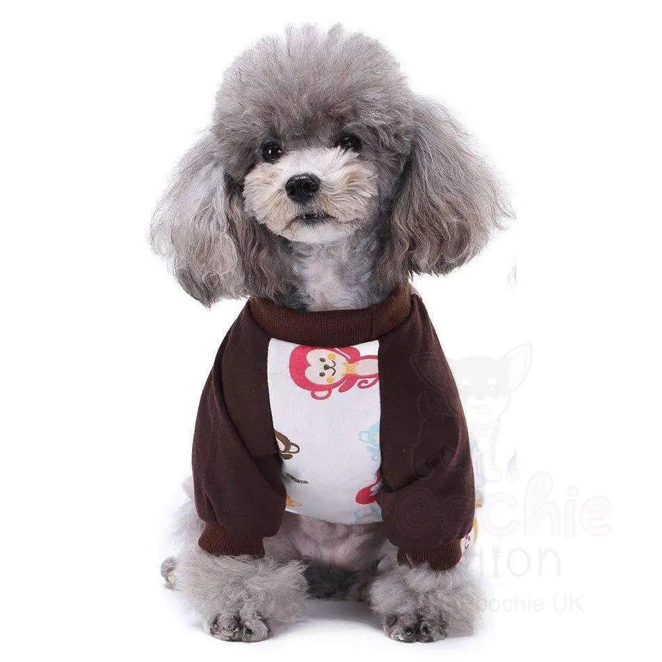 Cheeky Monkey Onesie Dog Pyjamas - Posh Pawz - 3