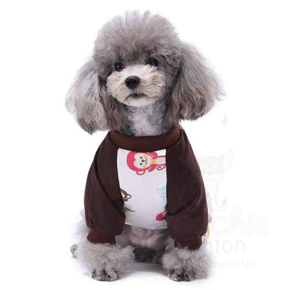 Cheeky Monkey Onesie Dog Pyjamas - Posh Pawz - 3