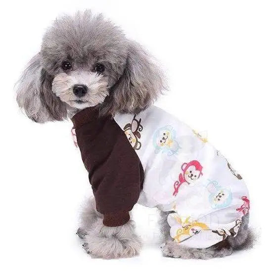 Cheeky Monkey Onesie Dog Pyjamas - Posh Pawz - 2