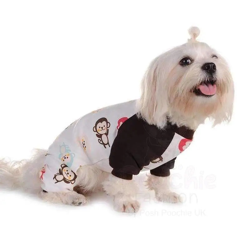 Cheeky Monkey Onesie Dog Pyjamas - Posh Pawz - 4