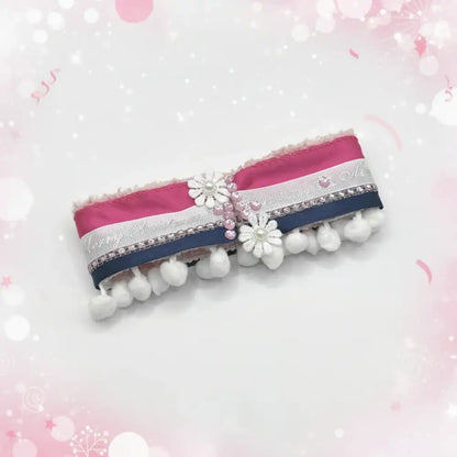 Christmas Daisy Fancy Dress Collar - Poochie Fashion - 1