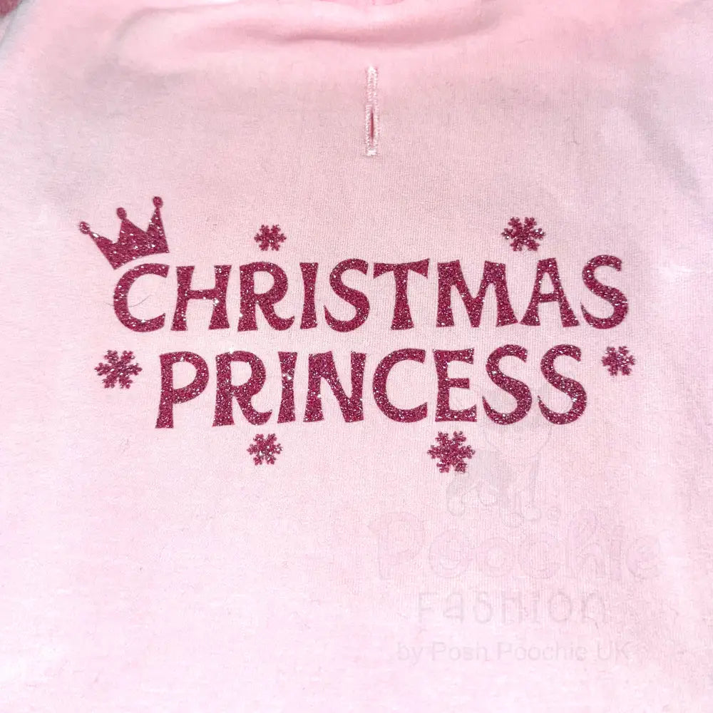 Christmas Princess Dog Hoodie Sweatshirt - Poochie Fashion - 4
