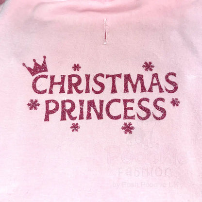 Christmas Princess Dog Hoodie Sweatshirt - Poochie Fashion - 4