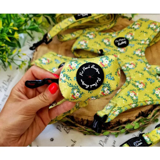Citrus Meadow Floral Dog Poo Bag Holder - Pet Pooch - 1