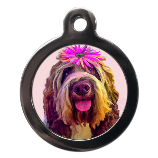 Cockapoo Hippy Dog Id Tag - Ps Pet Tags - 1