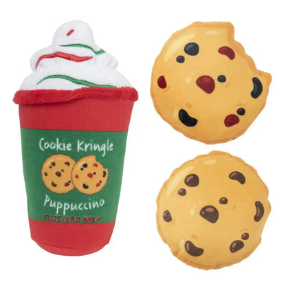 Cookie Kringle Puppuccino & Cookies 3 Pk Christmas Dog Toys by Fuzzyard - Fuzzyard - 1