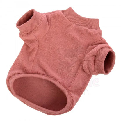 Coral Pink Micro Fleece Dog Sweatshirt - Rich Paw - 2
