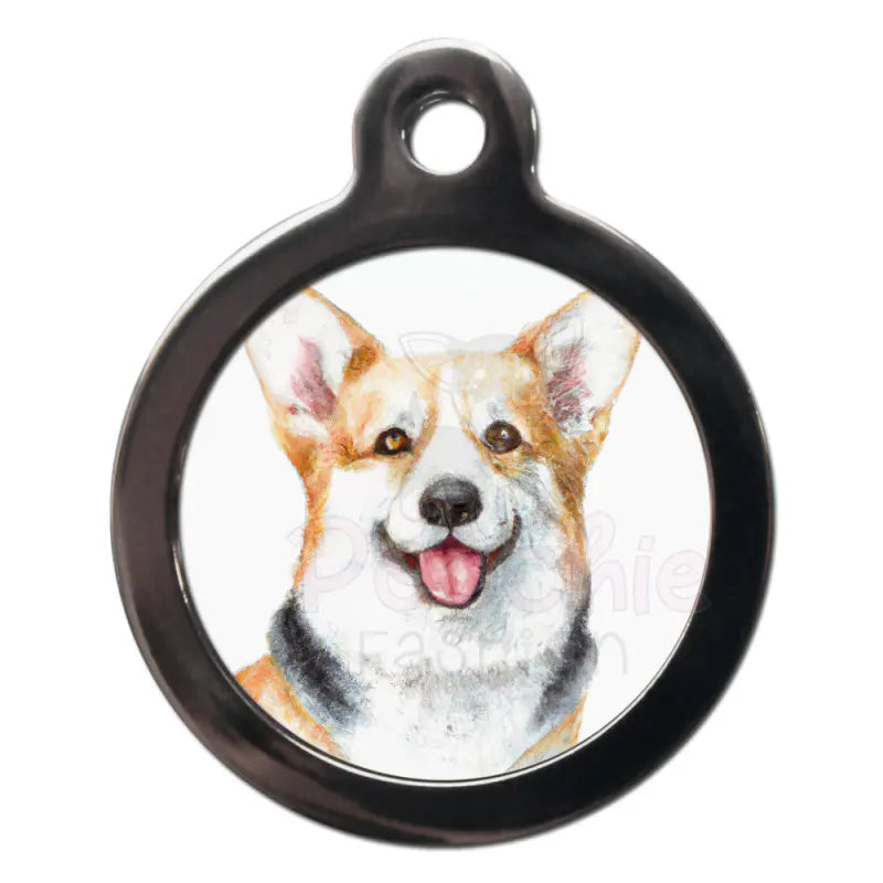 Corgi Portrait Dog Id Tag - Ps Pet Tags - 1