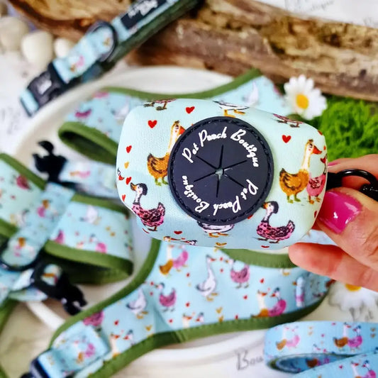 Countryside Ducks Dog Poo Bag Holder - Pet Pooch - 1