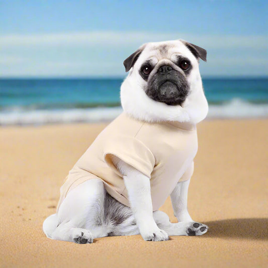 Luxury Cream Dog T-shirt - Rich Paw - 1