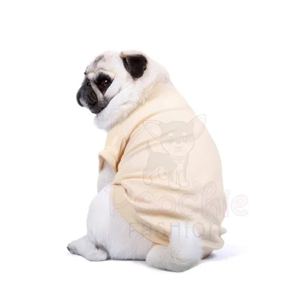 Luxury Cream Dog T-shirt - Rich Paw - 3