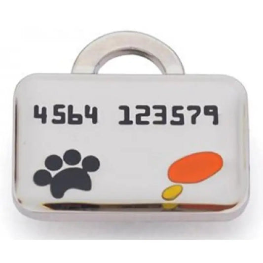 Credit Card Dog ID Tag Collar Charm - Sale - 1