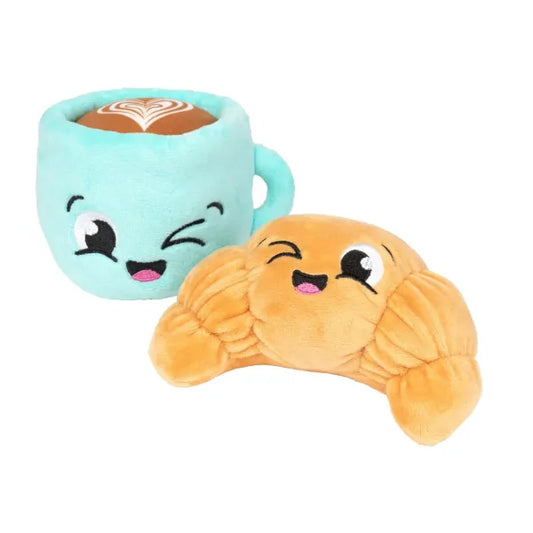 Croissant & Cappuccino 2 Pack Dog Toys by Fuzzyard - Fuzzyard - 1