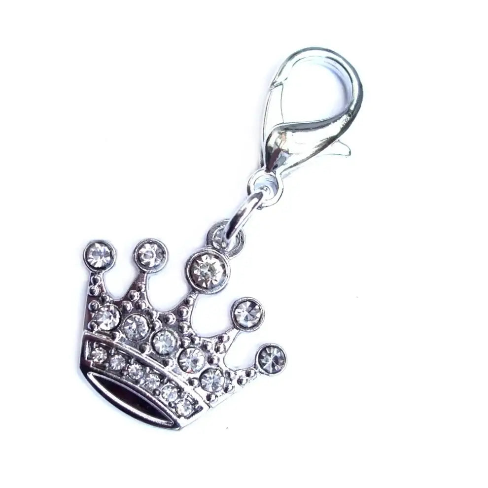 Crystal Crown Dog Collar Charm - Posh Pawz - 1
