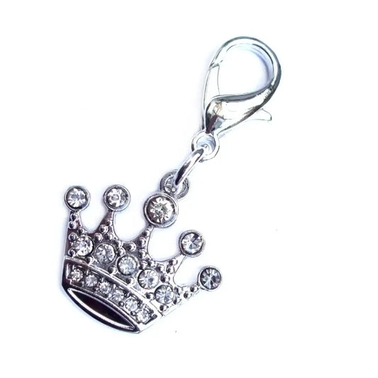 Crystal Crown Dog Collar Charm - Posh Pawz - 1