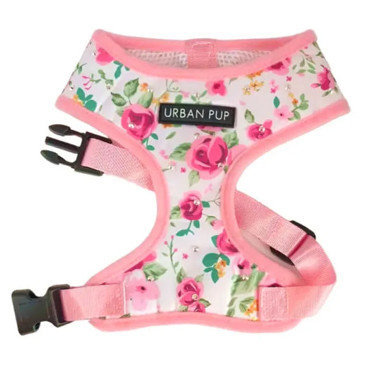 Crystal Elements Floral Cascade Designer Dog Harness - Poochie Fashion - 1
