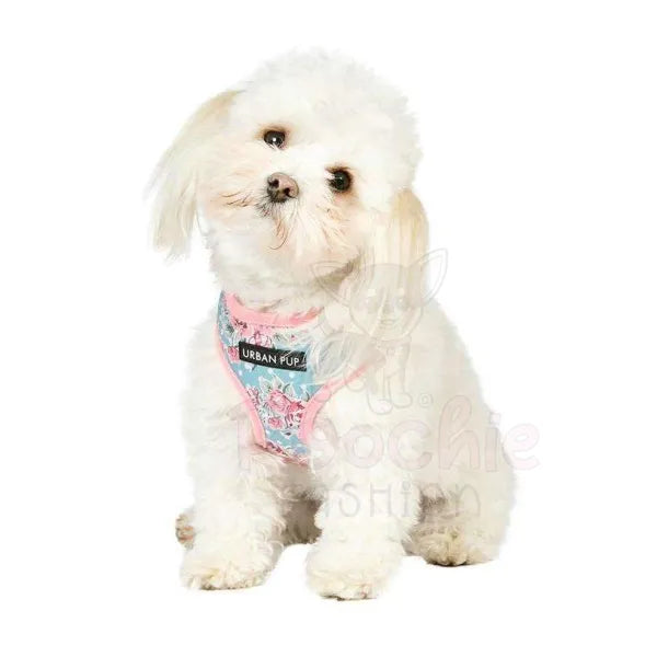 Crystal Elements Vintage Rose Designer Dog Harness - Poochie Fashion - 4