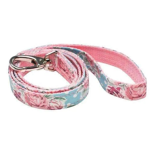 Crystal Elements Vintage Rose Dog Lead - Poochie Fashion - 1