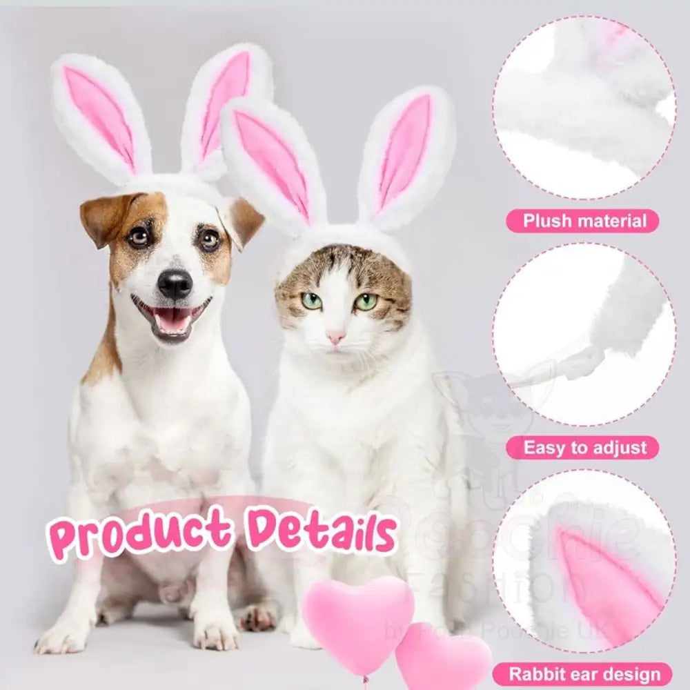 Cute Bunny Ears Pet Headband - Posh Pawz - 7
