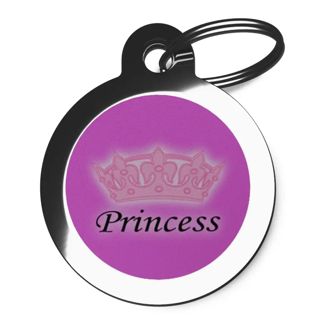 Vip Princess Tag Cute Princess Dog ID Tag | Poochie Fashion