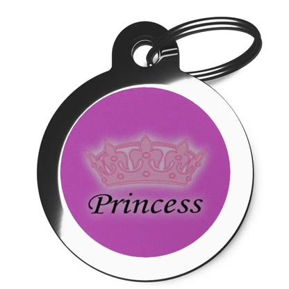 Cute Princess Dog Id Tag - Ps Pet Tags - 1